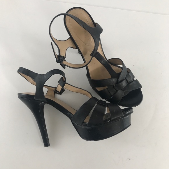 Michael heels shoes size 8 upper leather - Picture 1 of 7